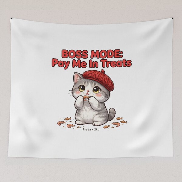 Item preview, BOSS MODE: Pay Me In Treats - Freda 2kg Cat designed and sold by MAISON SYLVIE.