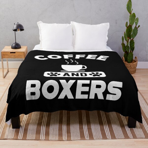 Item preview, Coffee and Boxers Dog Lover Gift designed and sold by Dmo3HarkoArt.