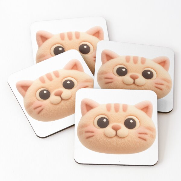 Item preview, Pink Yoga Cat Adorable Cartoon Cat Face designed and sold by Agnisherl.