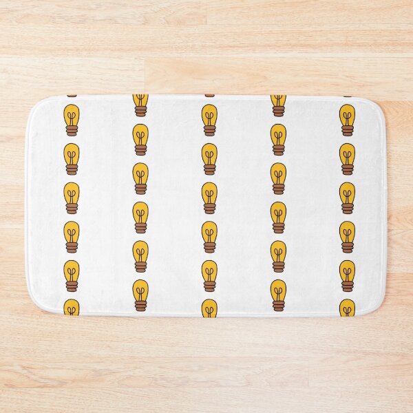 Item preview, Bright Glowing Yellow Lightbulb Cute Hand Drawn Idea Artwork designed and sold by somimalikkk.