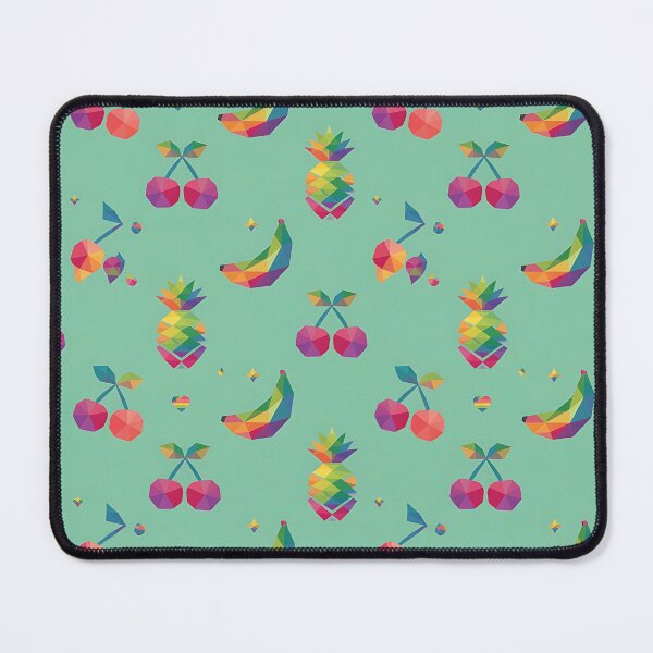Item preview, Colorful Tropical Fruit Rainbow Pattern – Low Poly Summer Fruit designed and sold by ZhivanCrimson.