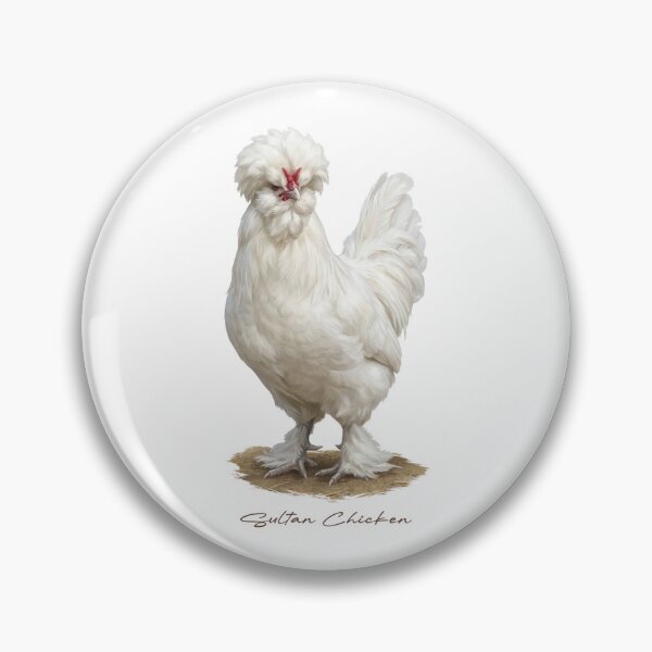Item preview, Sultan Chicken on Farmland Bird Illustration designed and sold by Takeda-art.