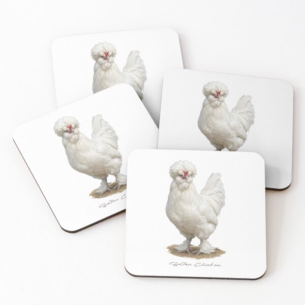 Item preview, Sultan Chicken on Farmland Bird Illustration designed and sold by Takeda-art.