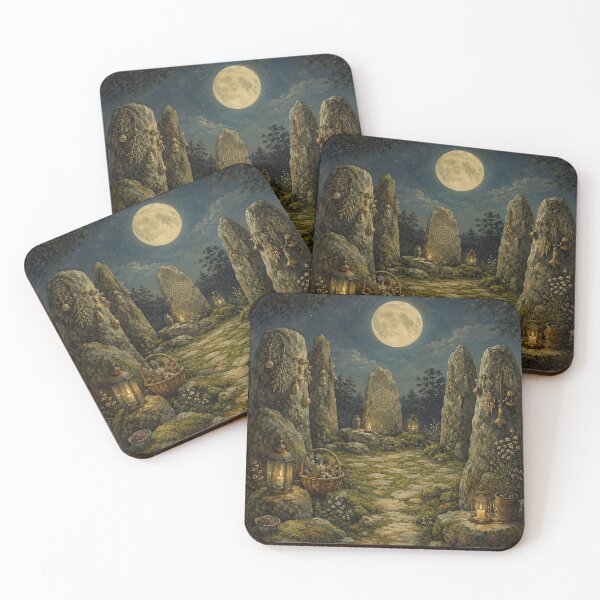Item preview, Circle of Stones - Witchy Aesthetic designed and sold by bapupa.