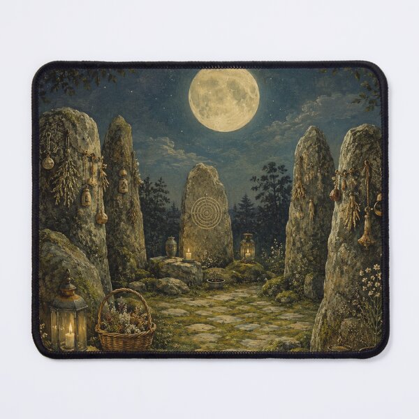 Item preview, Circle of Stones - Witchy Aesthetic designed and sold by bapupa.