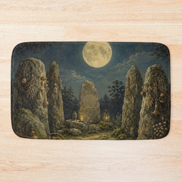 Item preview, Circle of Stones - Witchy Aesthetic designed and sold by bapupa.
