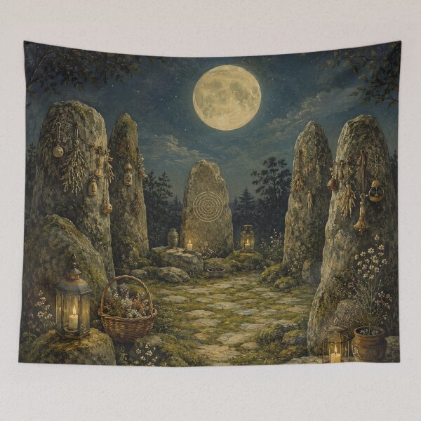 Item preview, Circle of Stones - Witchy Aesthetic designed and sold by bapupa.