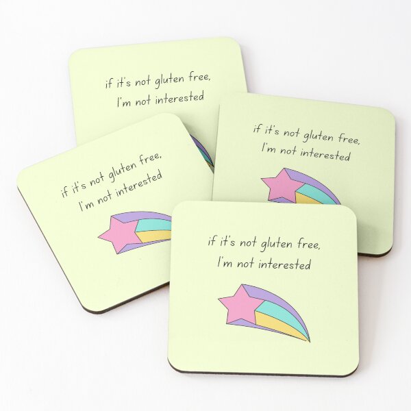 Item preview, Gluten Free Girl Shooting Star | Pastel Coeliac Aesthetic designed and sold by My Gluten Free Life UK.