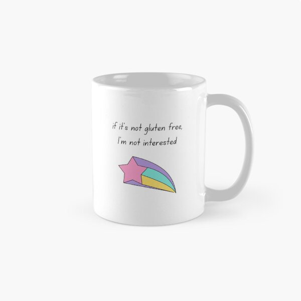 Item preview, Gluten Free Girl Shooting Star | Pastel Coeliac Aesthetic designed and sold by My Gluten Free Life UK.