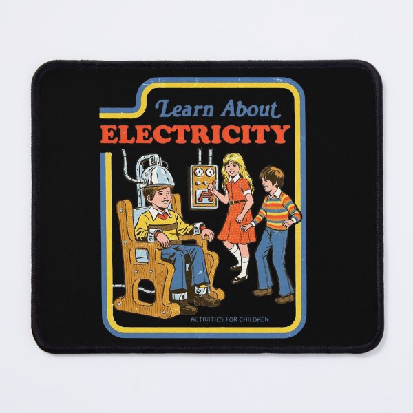 Item preview, Learn About Electricity Retro Dark Humor Parody designed and sold by luhan1204shop.
