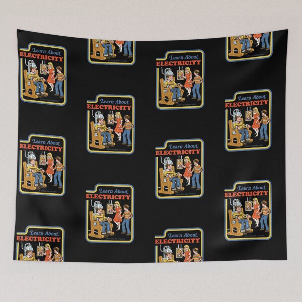 Item preview, Learn About Electricity Retro Dark Humor Parody designed and sold by luhan1204shop.