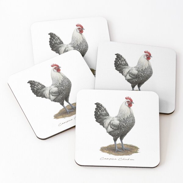 Item preview, Campine Chicken on Farmland designed and sold by Takeda-art.