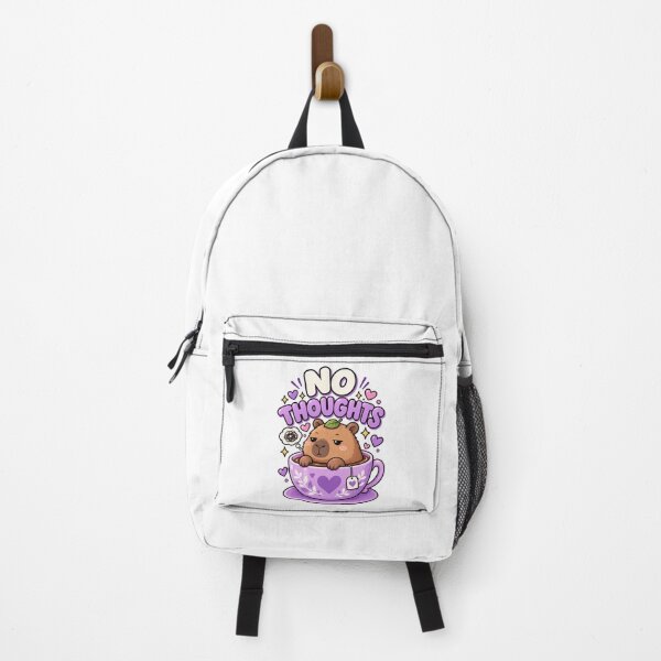 Item preview, No Thoughts Capybara – Cute Tea Lover designed and sold by JPCuteDesign.