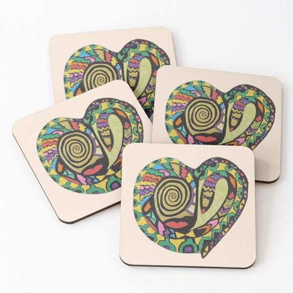 Item preview, Maya Modern Astrology -  Serpent Spiral Heart designed and sold by energyoflove333.