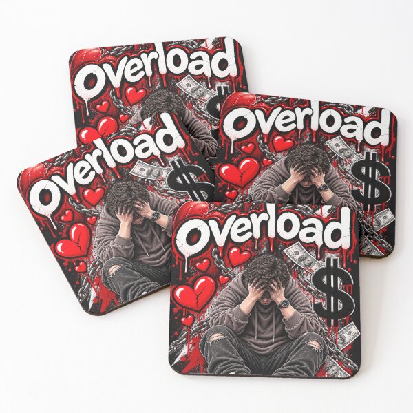 Item preview, Overload Street Art – Stress, Money & Emotional Pressure designed and sold by fateh236.