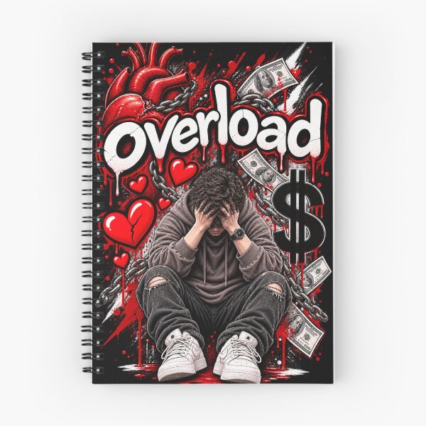 Item preview, Overload Street Art – Stress, Money & Emotional Pressure designed and sold by fateh236.