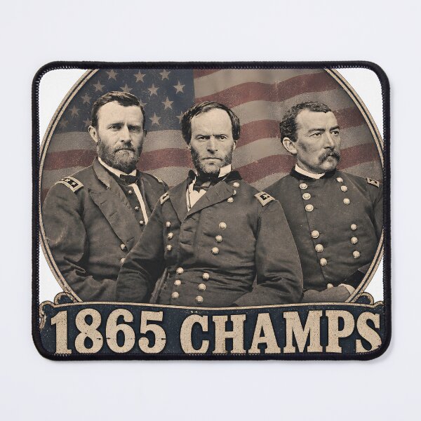 Item preview, Grant, Sherman & Sheridan 1865 Champs Civil War designed and sold by Designed for War.
