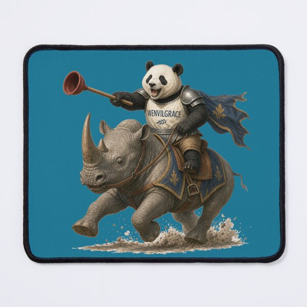 Item preview, Copy of Panda Knight with Plunger Gift designed and sold by Wenvilgrace.