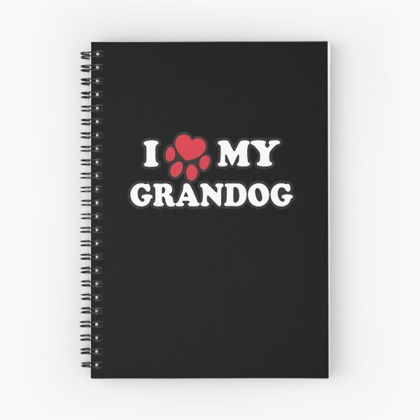 Item preview, I Love My Grandog Heart Paw Print Pet Lover Gift designed and sold by Dmo3HarkoArt.
