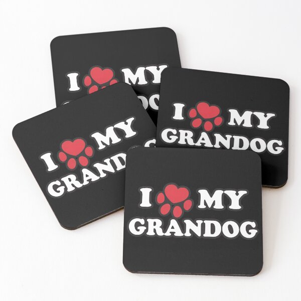 Item preview, I Love My Grandog Heart Paw Print Pet Lover Gift designed and sold by Dmo3HarkoArt.