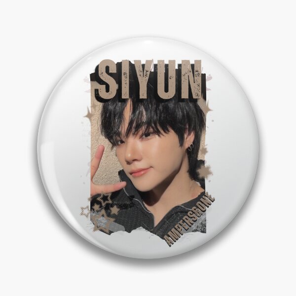 Item preview, AMPERS&ONEe Siyun Global KPOP Boy Group Black and White Collage Digital Art Portrait designed and sold by AJUNICE STUDIO.