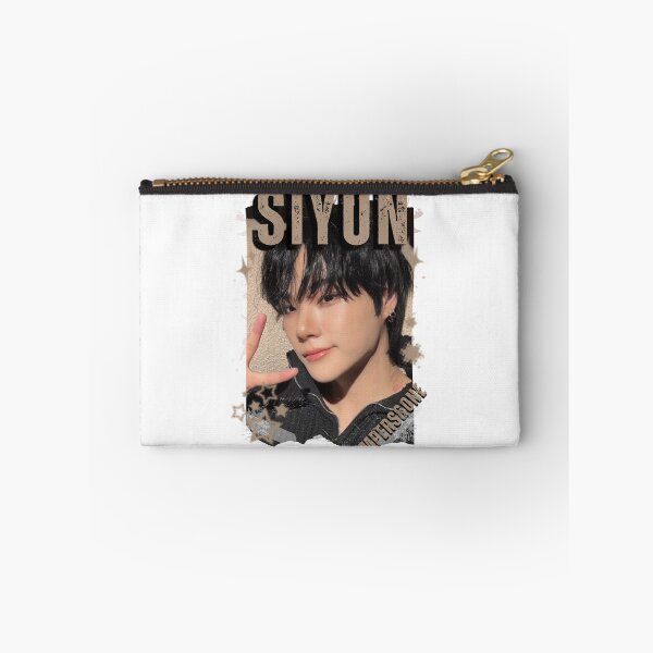 Item preview, AMPERS&ONEe Siyun Global KPOP Boy Group Black and White Collage Digital Art Portrait designed and sold by AJUNICE STUDIO.