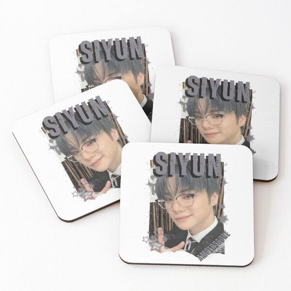 Item preview, AMPERS&ONEe Siyun Global KPOP Boy Group Black and White Collage Digital Art Portrait designed and sold by AJUNICE STUDIO.