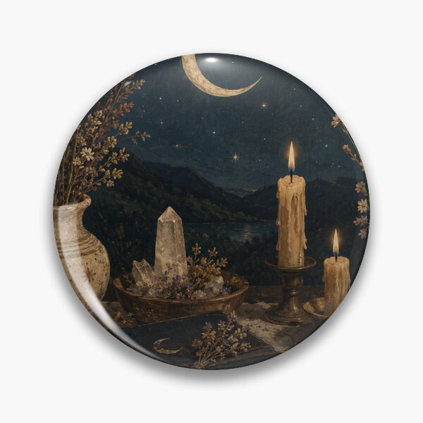 Item preview, Moonlit Altar - Witchy Aesthetic designed and sold by bapupa.