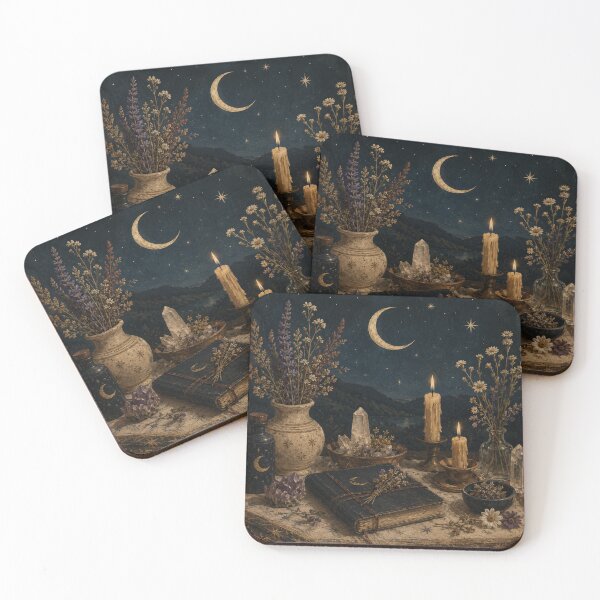 Item preview, Moonlit Altar - Witchy Aesthetic designed and sold by bapupa.