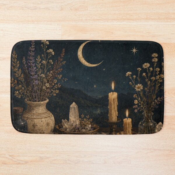 Item preview, Moonlit Altar - Witchy Aesthetic designed and sold by bapupa.