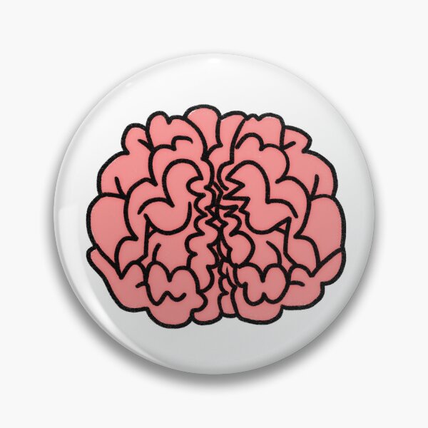 Item preview, Cute Hand Drawn Human Brain Illustration Minimalist Doodle Art designed and sold by somimalikkk.