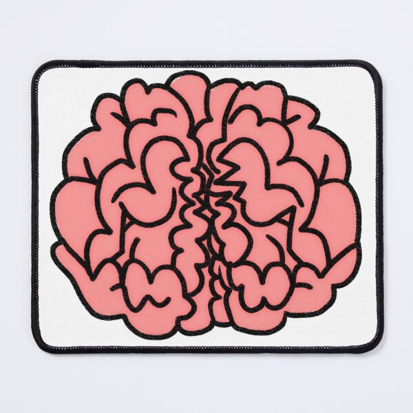 Item preview, Cute Hand Drawn Human Brain Illustration Minimalist Doodle Art designed and sold by somimalikkk.