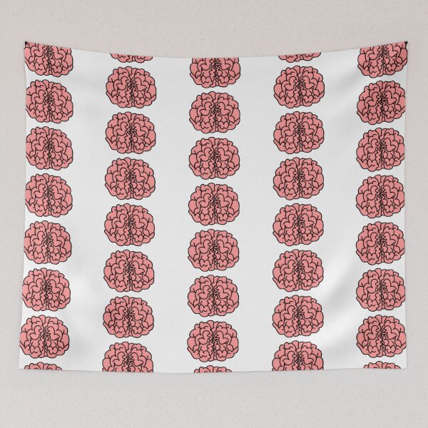 Item preview, Cute Hand Drawn Human Brain Illustration Minimalist Doodle Art designed and sold by somimalikkk.