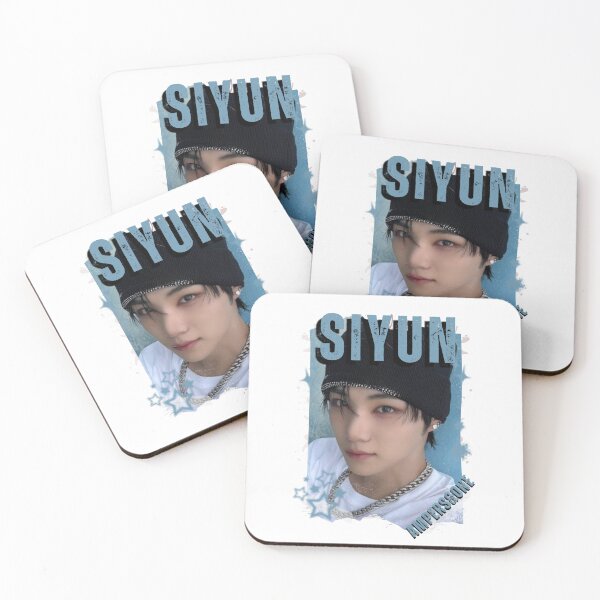 Item preview, AMPERS&ONEe Siyun Global KPOP Boy Group Black and White Collage Digital Art Portrait designed and sold by AJUNICE STUDIO.