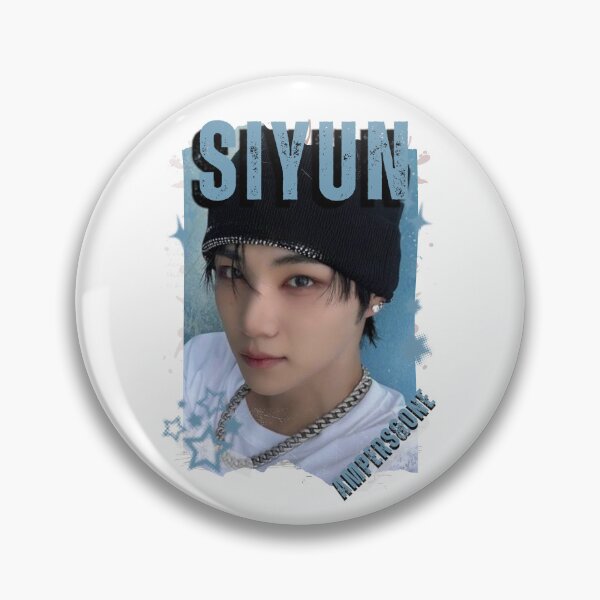 Item preview, AMPERS&ONEe Siyun Global KPOP Boy Group Black and White Collage Digital Art Portrait designed and sold by AJUNICE STUDIO.