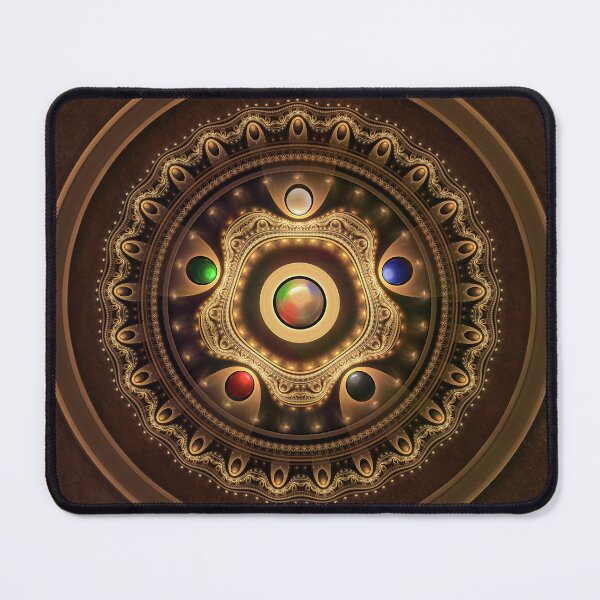 Item preview, 5 Elements of Qigong - White, Blue, Black, Red, Green - Fractal Gems designed and sold by San Jaya Prime.
