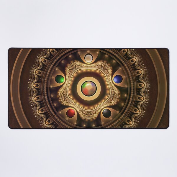 Item preview, 5 Elements of Qigong - White, Blue, Black, Red, Green - Fractal Gems designed and sold by San Jaya Prime.