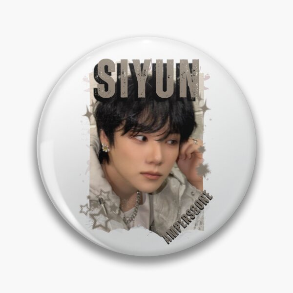 Item preview, AMPERS&ONEe Siyun Global KPOP Boy Group Black and White Collage Digital Art Portrait designed and sold by AJUNICE STUDIO.