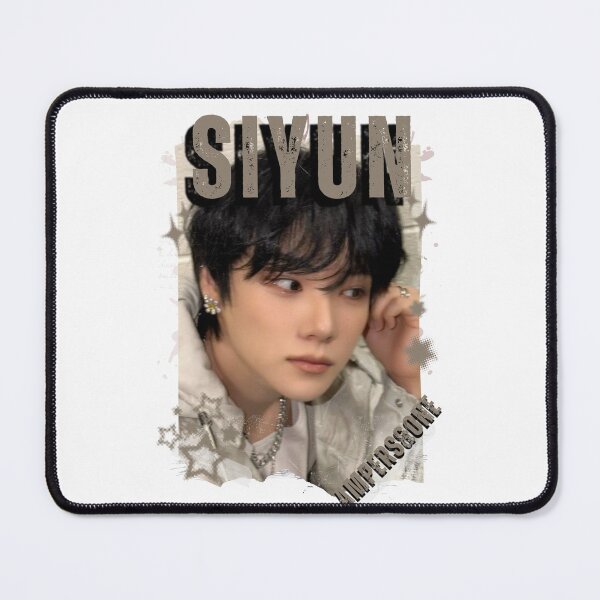 Item preview, AMPERS&ONEe Siyun Global KPOP Boy Group Black and White Collage Digital Art Portrait designed and sold by AJUNICE STUDIO.