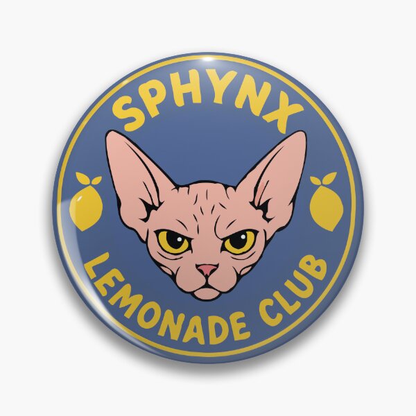 Item preview, Sphynx Lemonade - Zesty Drink Cat designed and sold by RedStreamStudio.