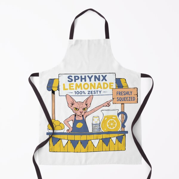 Item preview, Sphynx Lemonade - Zesty Drink Cat designed and sold by RedStreamStudio.