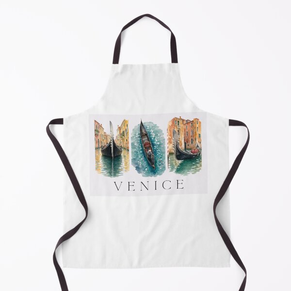 Item preview, Dreamy Venice Gondolas Watercolour Triptych designed and sold by S-and-W-4ever.