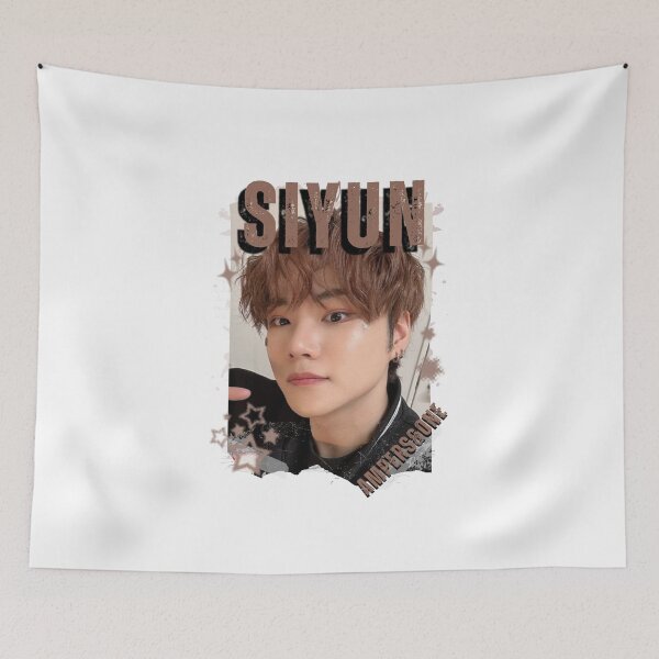 Item preview, AMPERS&ONEe Siyun Global KPOP Boy Group Black and White Collage Digital Art Portrait designed and sold by AJUNICE STUDIO.