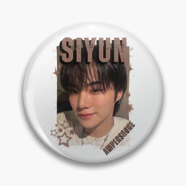 Item preview, AMPERS&ONEe Siyun Global KPOP Boy Group Black and White Collage Digital Art Portrait designed and sold by AJUNICE STUDIO.