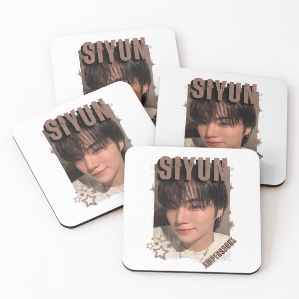 Item preview, AMPERS&ONEe Siyun Global KPOP Boy Group Black and White Collage Digital Art Portrait designed and sold by AJUNICE STUDIO.