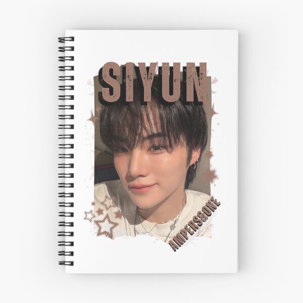 Item preview, AMPERS&ONEe Siyun Global KPOP Boy Group Black and White Collage Digital Art Portrait designed and sold by AJUNICE STUDIO.