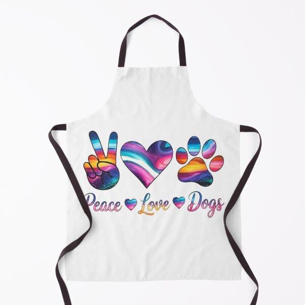 Item preview, Peace Love Dogs Galaxy Paw Print Art designed and sold by Dmo3HarkoArt.