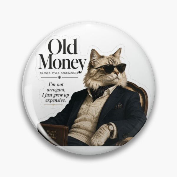 Item preview, Sophisticated Dapper Cat "Old Money" designed and sold by Snurly.