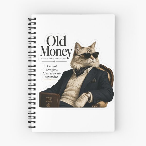 Item preview, Sophisticated Dapper Cat "Old Money" designed and sold by Snurly.
