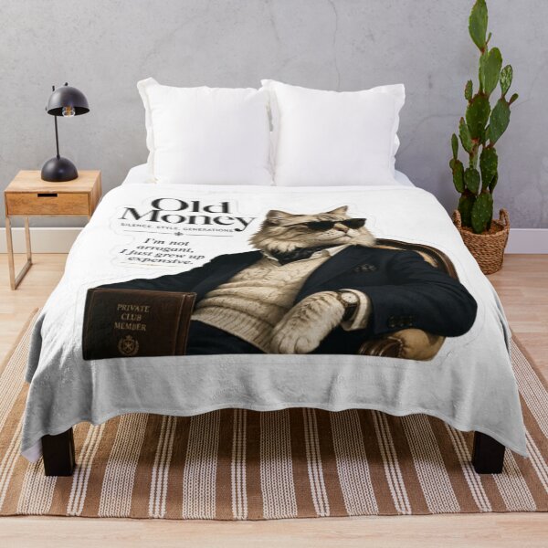 Item preview, Sophisticated Dapper Cat "Old Money" designed and sold by Snurly.